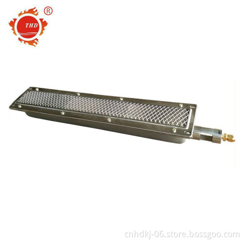 9030 btu/hour Infrared aluminum gas burner for barbecue machine